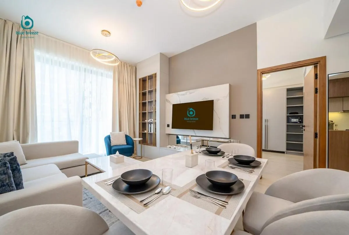 Blue Breeze - Chic & Cozy Getaway In Al Furjan Apartment Dubai
